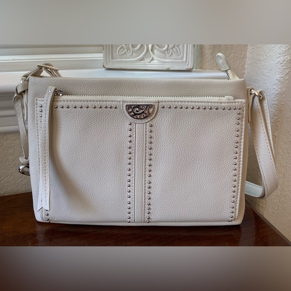 Brighton Bags Brighton Pretty Tough Jagger Crossbody Purse Ivory